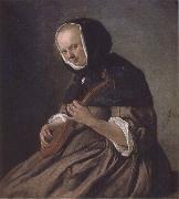 Jan Steen Woman Playing the cittern oil painting